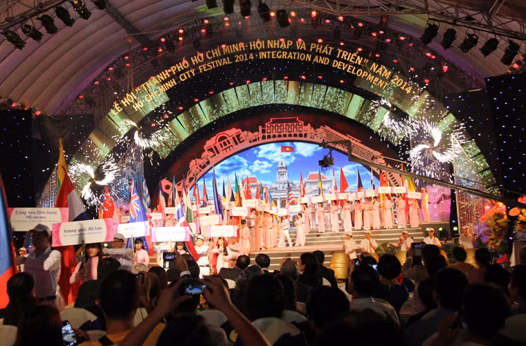 Lễ hội "TP HCM Hội nhập và phát triển" sẽ diễn ra trong 3 ngày từ 12 đến 14/9 tại Khu A Công viên 23/9 với sự tham gia của nhiều nước trên thế giới.