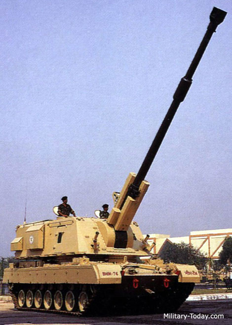 Pháo 155mm của Bhim bắn xa 40km.