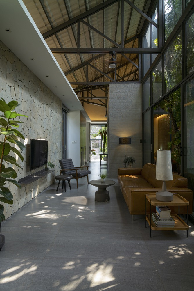 úc cần thiết có thể tách hoặc hoà nhập 2 không gian này lại làm một.