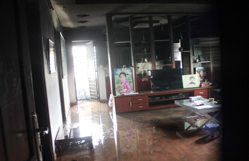 Nơi xảy ra cháy.