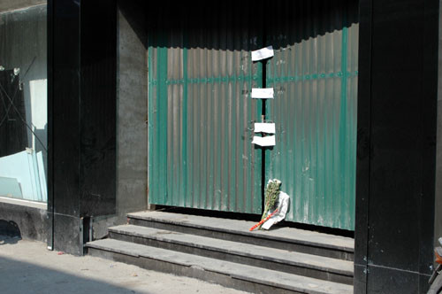 Nơi xảy ra cháy đang bị cơ quan chức năng niêm phong.