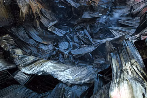 Khu vực xảy ra cháy.