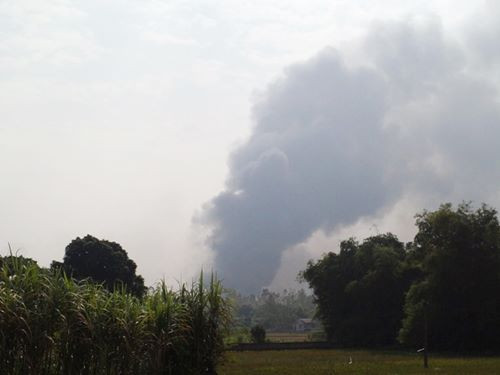 Lượng khói phát ra từ vụ nổ ảnh hưởng nghiêm trọng đến sức khỏe người dân?