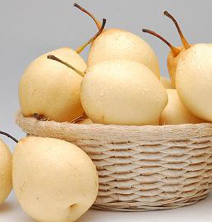 Lê: Đây cũng là một loại quả bạn nên thường xuyên ăn khi mùa thu đến. Lê có rất nhiều tác dụng chăm sóc sức khỏe trên cơ thể con người, làm giảm ho và giảm đờm, thanh toán bù trừ nhiệt và giảm sốt.