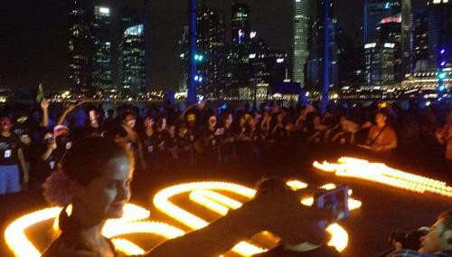 Quang cảnh một góc vịnh Marina (Singapore).