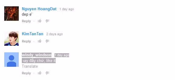 Bình luận của các thành viên mạng xã hội về clip.