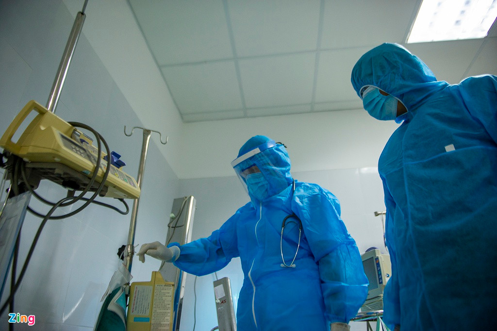 Thiết bị y tế phục vụ điều trị bệnh nhân Covid-19 của bệnh viện vừa được bổ sung, chủ yếu là máy thở và máy trợ tim.