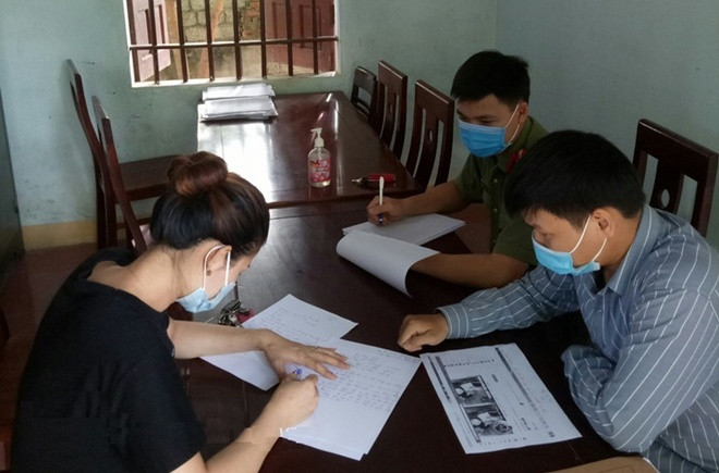 Co gai dang tin sai ve dich Covid-19 bi phat 5 trieu