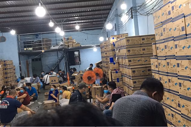 Pha duong day lam gia 2,3 trieu gang tay y te