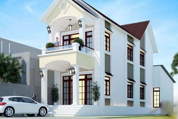 Nha ong mai Thai 5x20m o do thi dep khong ti vet nho thiet ke thong minh