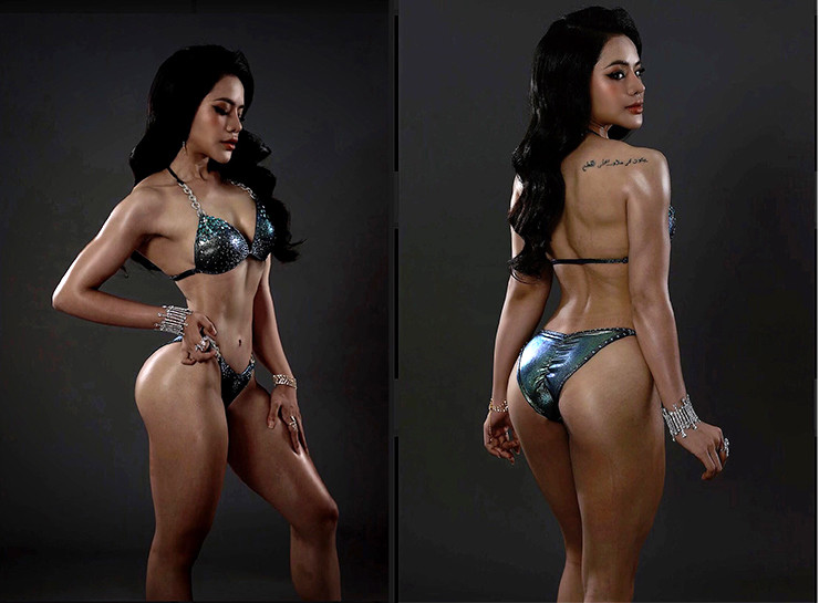 Co giao xinh dep Thao Vy doat giai Bikini the hinh, giam 25kg nho Gym