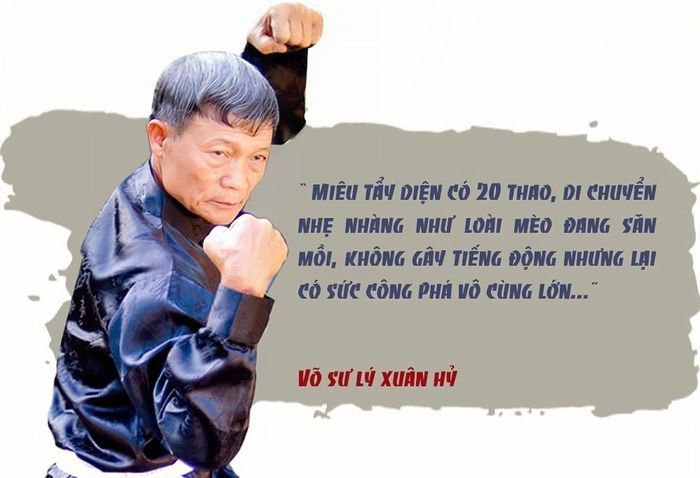 Trong võ cổ truyền Việt Nam có bài "Miêu tẩy diện" (mèo rửa mặt), là một trong những bài võ tồn tại lâu đời với khoảng 32 động tác.