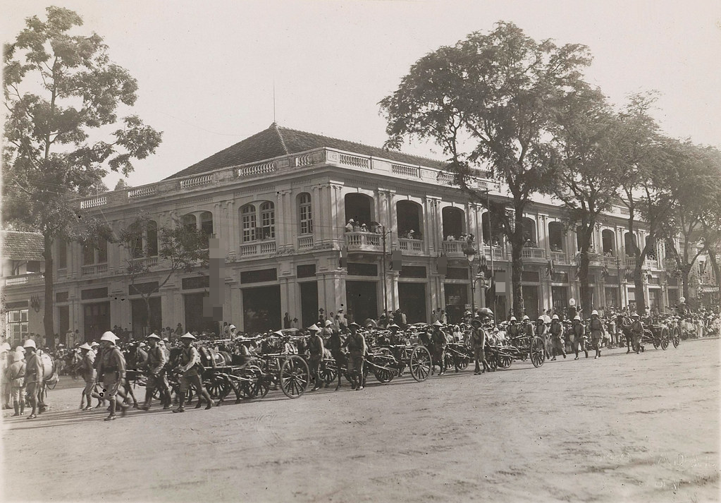 Đường phố Sài Gòn ngày 14/7/1929.