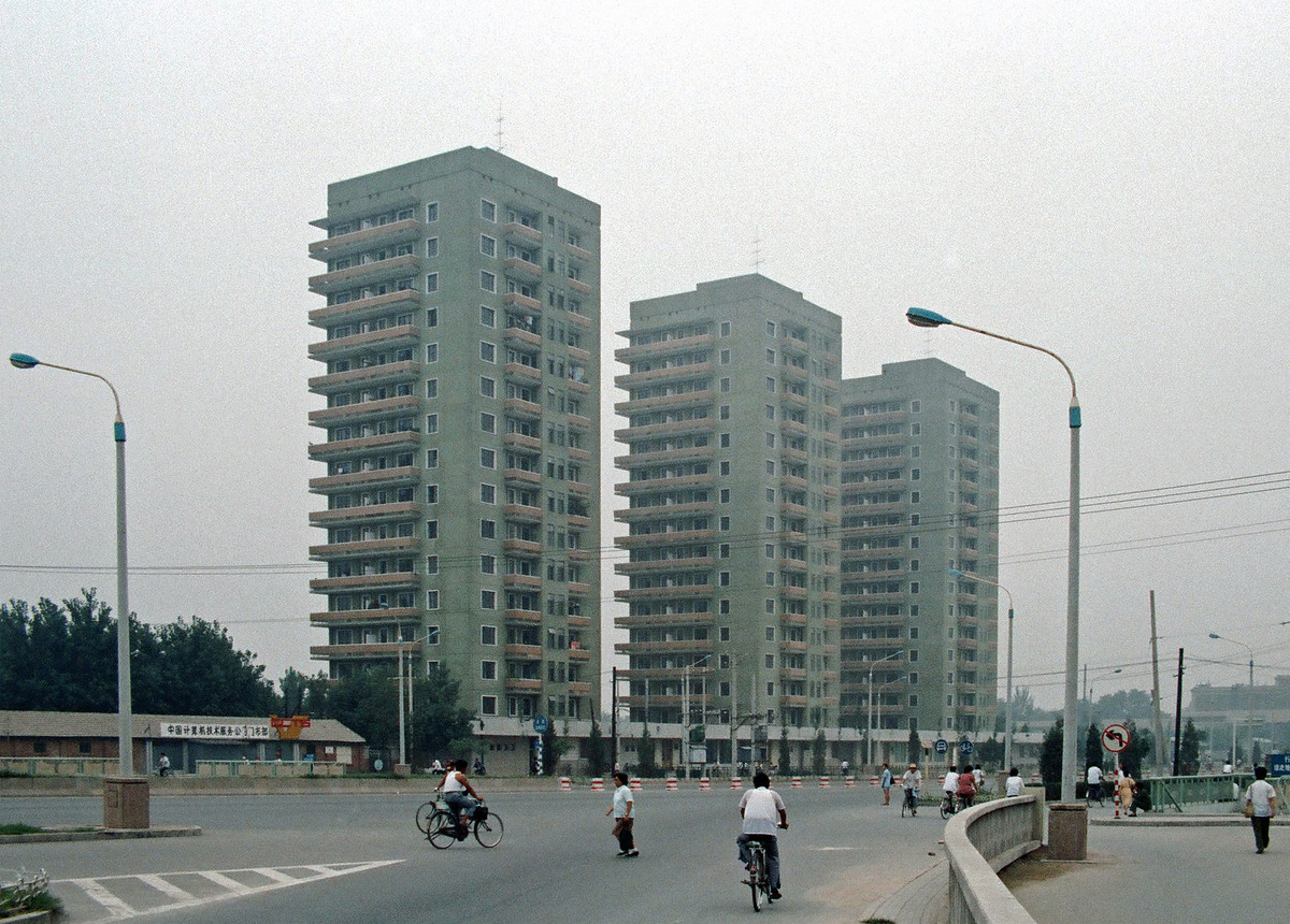 Những tòa nhà chung cư ở Bắc Kinh.