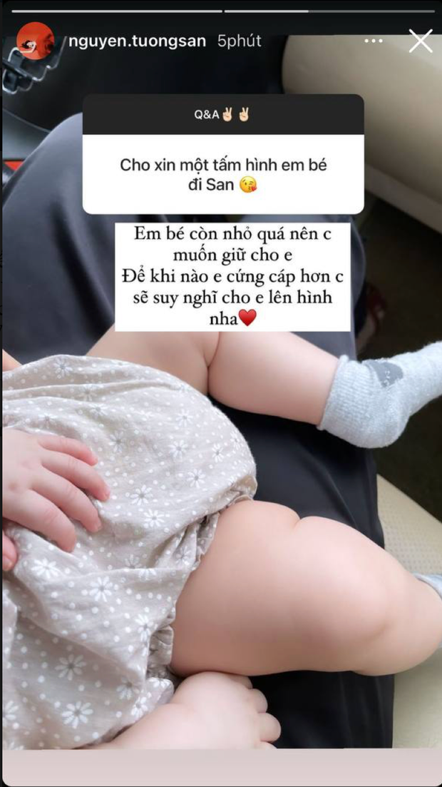 Tuong San lan dau khoe hinh nhoc ty, tiet lo ly do giu kin