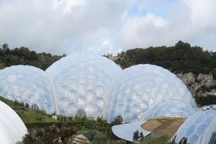 Dự án Eden Cornwall, Vương quốc Anh: Khai trương hồi tháng 3/2001, sau 6 năm từ thiết kế trở thành hiện thực, công trình này chính là nơi "cư trú" của hàng nghìn loài cây cỏ. Đây cũng là nơi tổ chức các buổi hòa nhạc và hôn lễ.