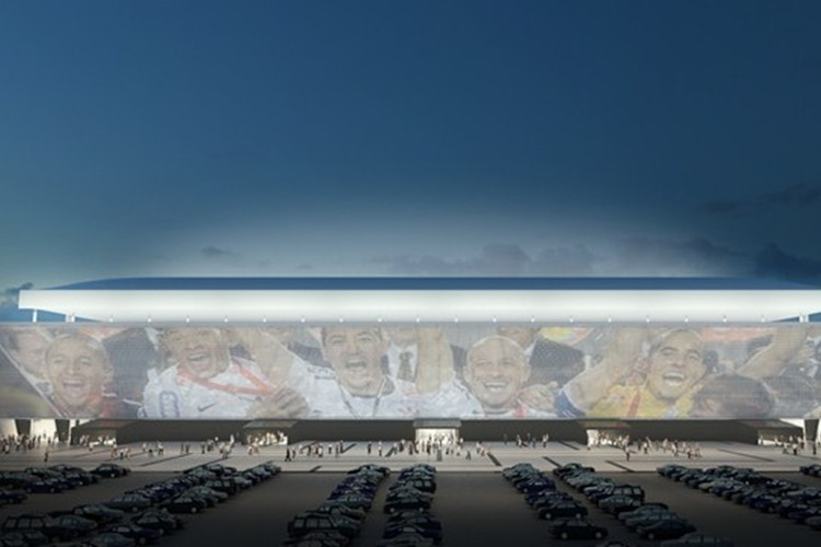 Màn hình tại SVĐ Corinthians, Sao Paulo, Brazil: Với chiều dài 170m và cao 20m, đây là màn hình tinh thể lỏng (LED) lớn nhất thế giới và được cấu thành từ 34.000 màn hình LED nhỏ.