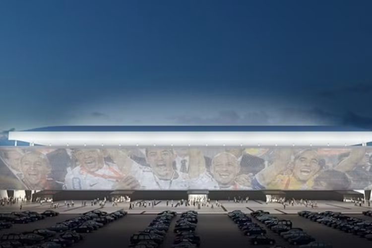 Màn hình tại SVĐ Corinthians, Sao Paulo, Brazil: Với chiều dài 170m và cao 20m, đây là màn hình tinh thể lỏng (LED) lớn nhất thế giới và được cấu thành từ 34.000 màn hình LED nhỏ.