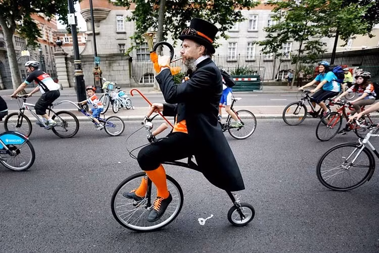 Ngày hội đi xe đạp ở London