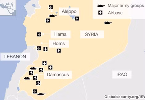Các mục tiêu quan trọng có thể bị tấn công.