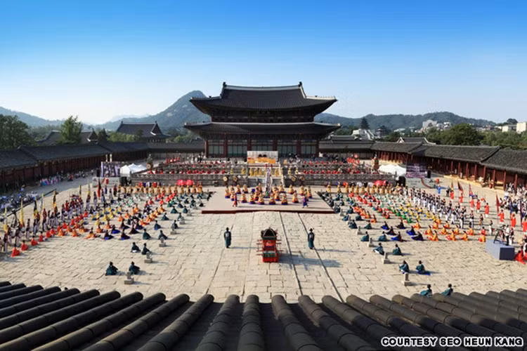 Hoàng cung Gyeongbokgung là biểu tượng của Vương triều Joseon (1392-1897).
