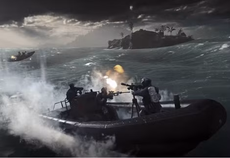 Một cảnh trong trò chơi Battlefield 4