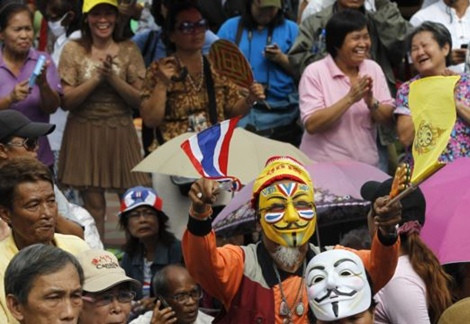 Biểu tình chống Dự luật ân xá có vẻ ôn hòa hơn.