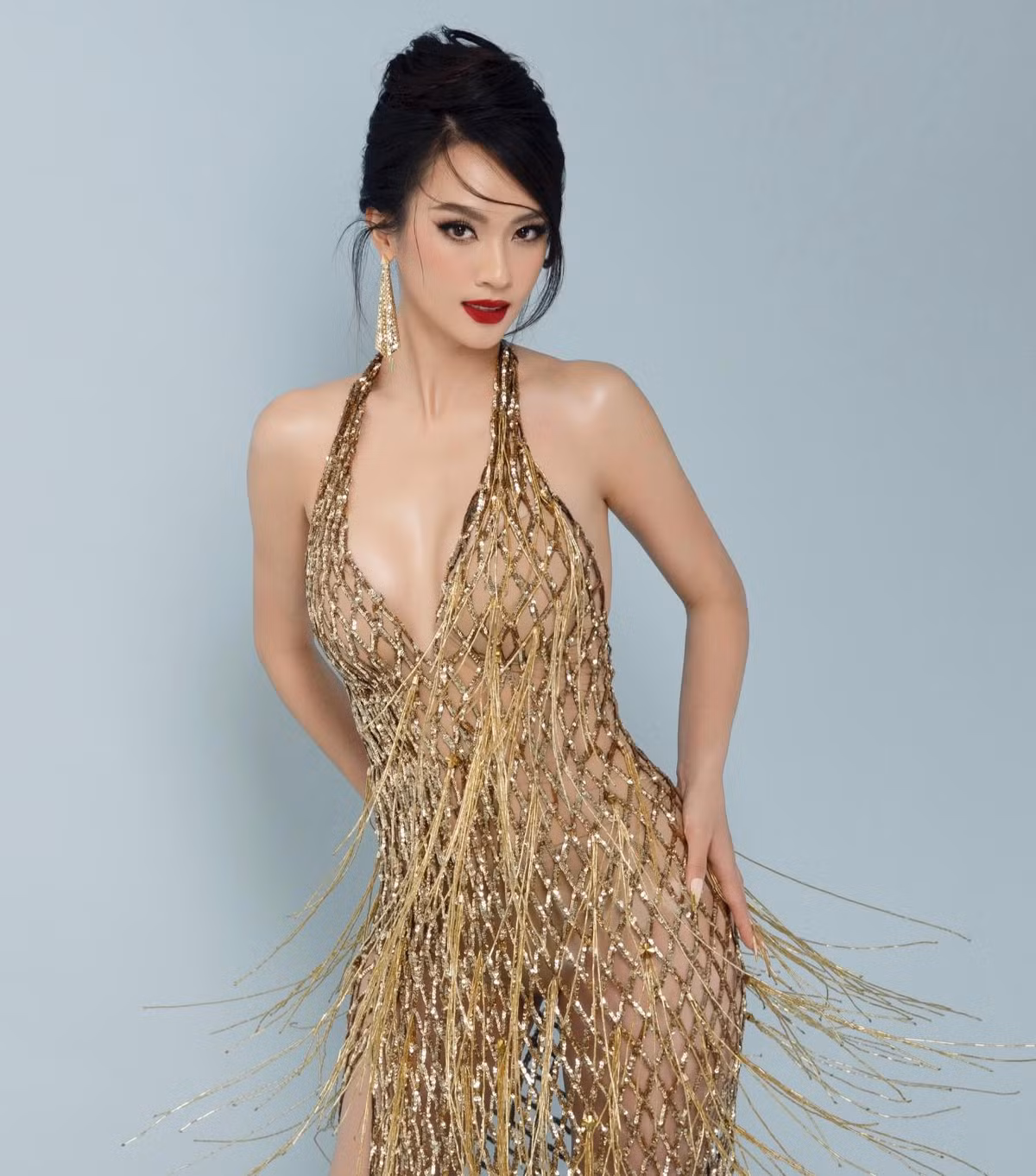Vu Thuy Quynh: My nhan “dang gom” tai Miss Universe Vietnam 2024-Hinh-11