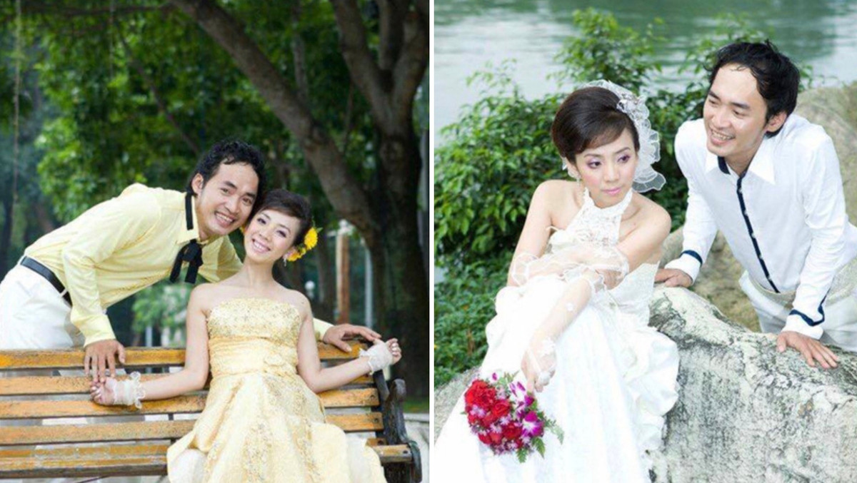 Tiến Luật trong loạt ảnh cưới với vợ - diễn viên Thu Trang. Anh sinh năm 1982, bắt đầu sự nghiệp với vai trò diễn viên hài. Nam nghệ sĩ diễn duyên dáng, tinh tế trong nhiều phim hài như "Chị Mười Ba", "Chí Phèo ngoại truyện", webdrama "Chuyện xóm tui"... Chuyện tình giản dị, gắn kết của anh và Thu Trang cũng được khán giả ngưỡng mộ. (Ảnh: FBNV)