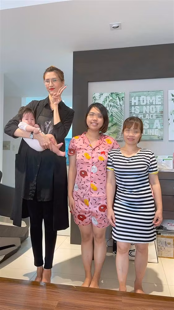 Pha Le do khoc do cuoi khi mau nu 1m90 choi nha