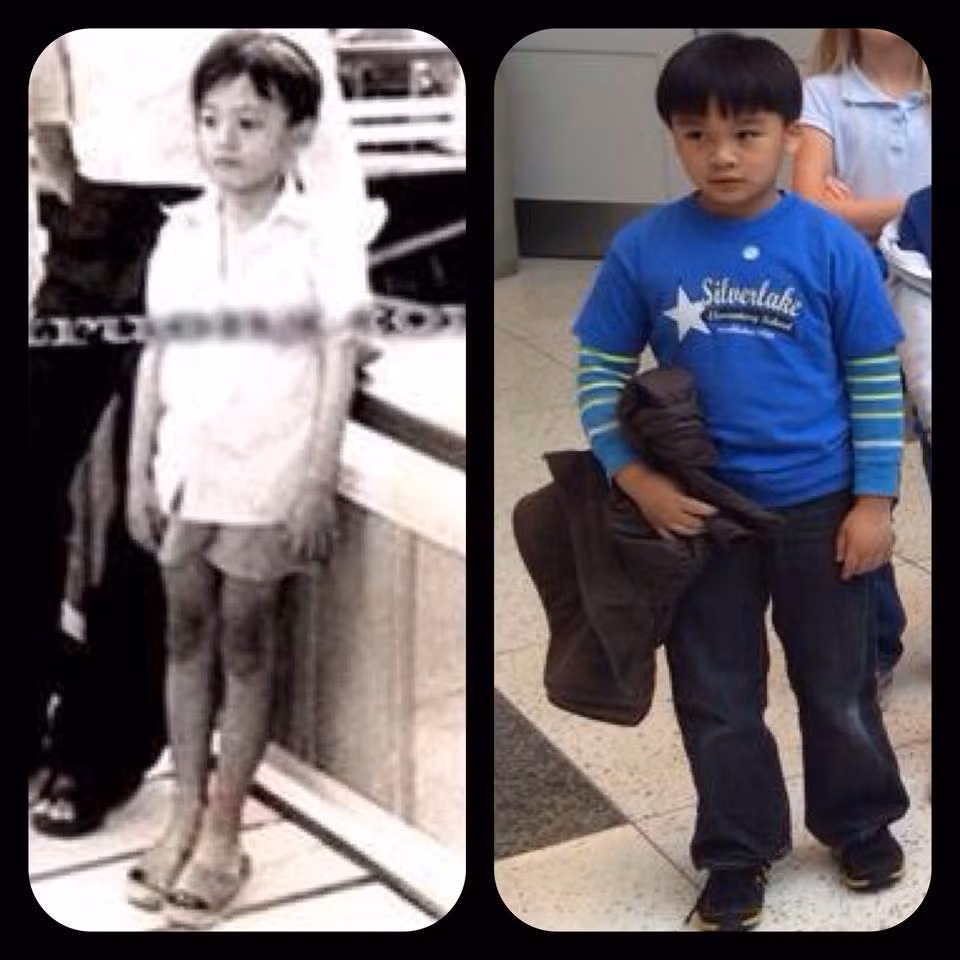 Đặc biệt, khi nam ca sĩ đăng bức ảnh ghép trên trang cá nhân càng khiến nhiều người thích thú về sự giống nhau này. Đây là lần hiếm hoi Lam Trường chia sẻ ảnh và bày tỏ tình cảm với con trai.