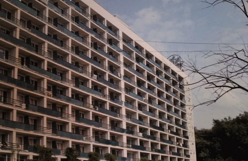 Khách sạn Leningrad ở Liên Xô năm 1974.