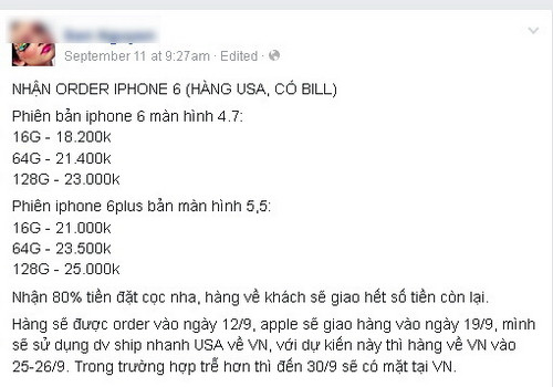 Không thiếu những lời rao tương tự trên Facebook.