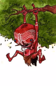 Quái vật Yara-Ma-Yha-Who thường ẩn nấp, kiên nhẫn đợi trên cây cho tới khi nạn nhân dừng lại ở bên dưới.