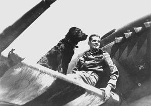 Khi đó, chỉ huy phi đội là phi công huyền thoại Douglas Bader. Ông là người được Nữ hoàng Anh phong tước Hiệp sĩ năm 1976.
