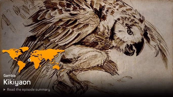 Theo lời kể của một số nhân chứng, Kikiyaon có cơ thể to lớn, đầu giống đầu cú và có kích thước tương đương người trưởng thành.