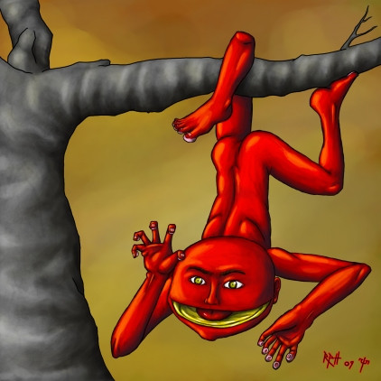 Cụ thể, mỗi lần bị Yara-Ma-Yha-Who nuốt vào bụng, cơ thể nạn nhân sẽ nhỏ hơn, da chuyển dần sang màu đỏ và bắt đầu thèm khát máu.