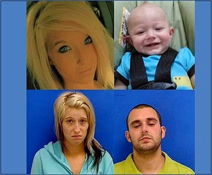 Bạn gái của William, mẹ của 2 em bé ở trên, đã bỏ con lại cho người tình chăm sóc. William phải đối mặt với án chung thân.