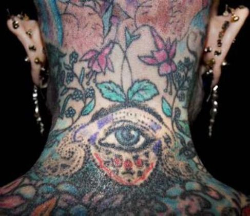 Những hình xăm độc đáo ở khắp các vị trí, ngõ ngách trên cơ thể người phụ nữ này.