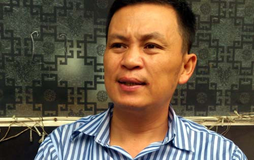 Anh Nguyễn Quốc Khánh, người tham gia giải cứu 2 cháu bé bị bắt cóc.