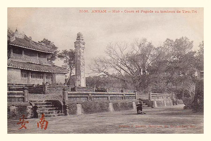 Khu điện thờ của lăng vua Thiệu Trị - vị vua thứ ba triều Nguyễn.