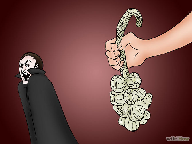 Một điều thú vị là ở phương Tây cũng có một quan niệm tương tự về công dụng của tỏi, đó là chuyện Ma cà rồng cực kỳ sợ tỏi. Ảnh: Presentation Name.