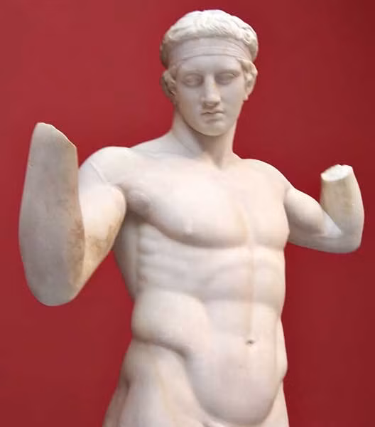 Tác phẩm này được cho là tác phẩm của nhà điêu khắc nổi tiếng Hy Lạp Polycitus. Ngày nay tượng được đặt ở viện Bảo tàng Mỹ thuật Quốc gia tại Athens. Ảnh: Hellenica World.