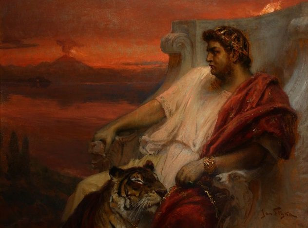 Dù vậy, theo sử gia La Mã Cassius Dio, chính hoàng đế Nero là người ra lệnh đốt thành Roma vì ông là kẻ ngông cuồng và luôn muốn được nhìn thấy cảnh thành Roma chìm trong lửa. Ảnh: Listverse.
