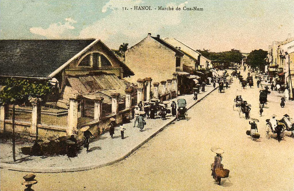 Chợ Cửa Nam ở Hà Nội. Ảnh tư liệu.