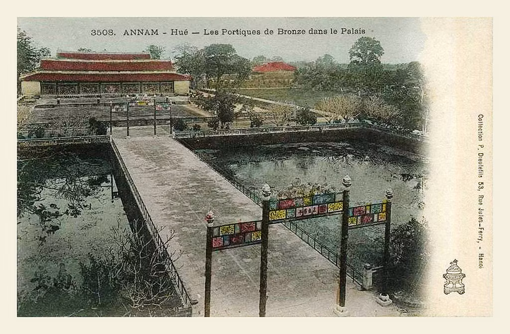 Cầu Trung Đạo và điện Thái Hòa nhìn từ Ngọ Môn. Ảnh tư liệu.