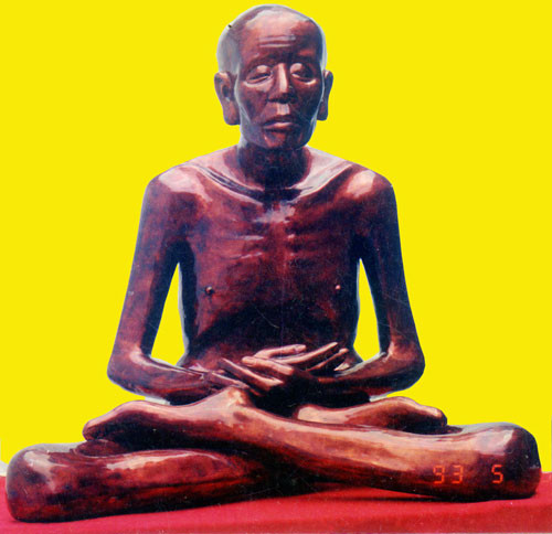 Nhục thân thiền sư Chuyết Chuyết sau khi phục chế. Ảnh: TG.