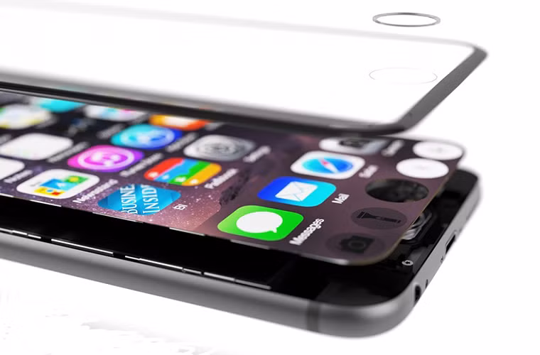 Ảnh này cho thấy màn hình ý tưởng của iPhone 7 sẽ hoạt động như thế nào.