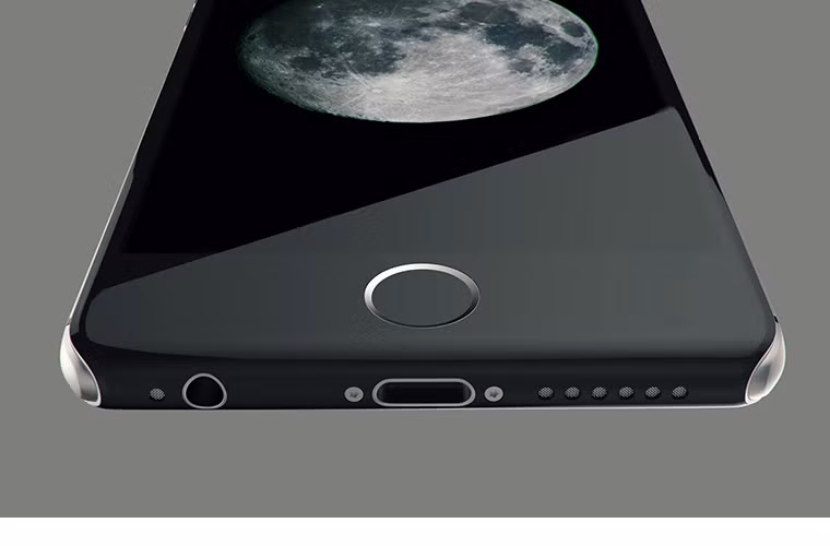 ...và toàn bộ phần giữa thân máy có vẻ như được ốp nhựa cao su.