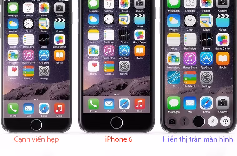 Do đó, nhiều khả năng Apple sẽ đi theo hướng thiết kế màn hình tràn cạnh viền.